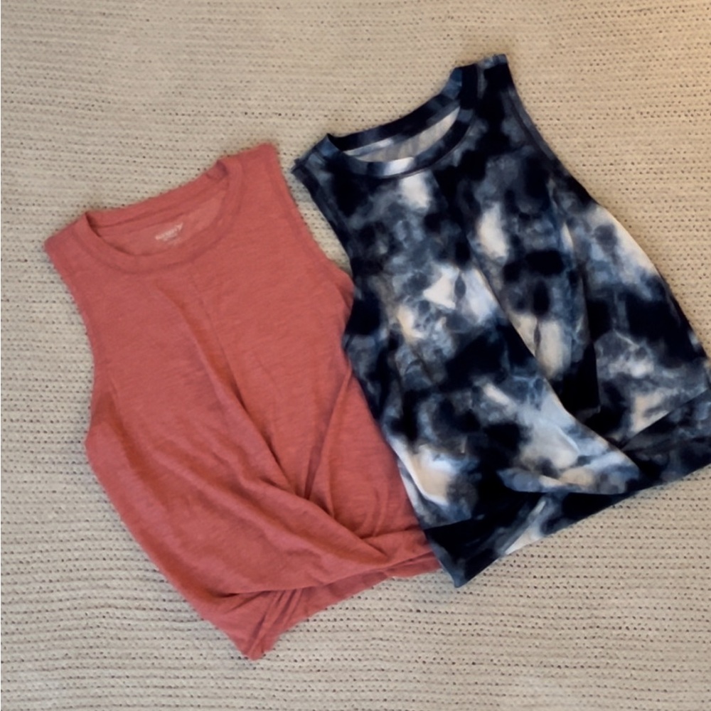 Old navy active cropped tank bundle - NWOT